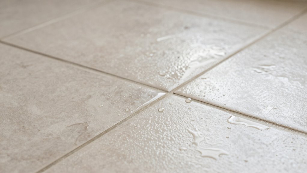 residual cleaning product buildup