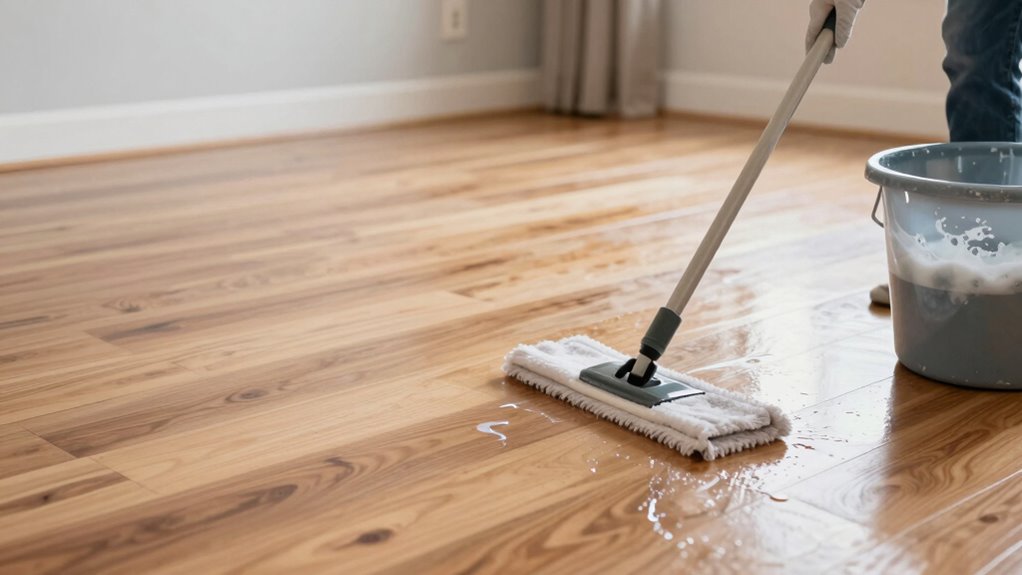 rinse floors based on traffic