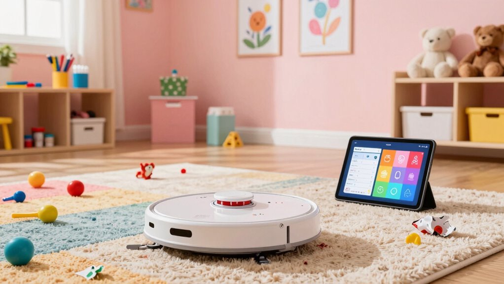 robot cleaning safety routines