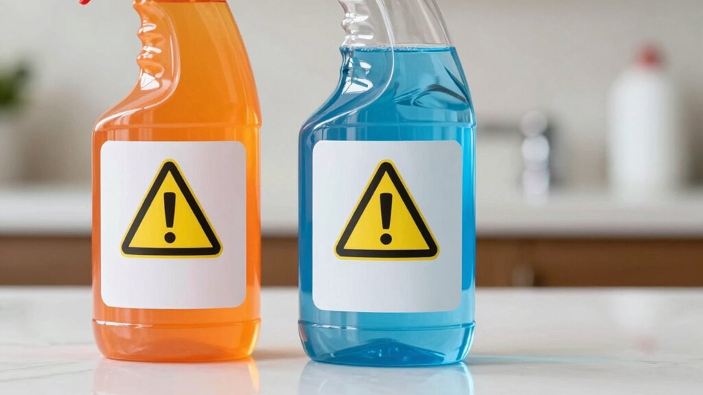 safe cleaning with precautions