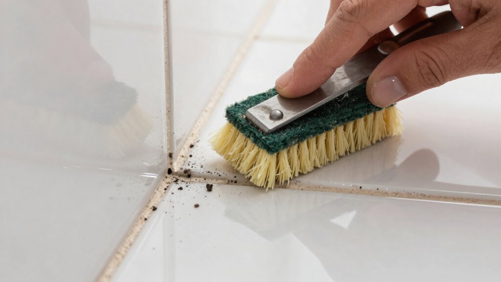 seal cracks remove mold