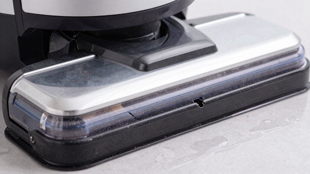 seal damage reduces suction