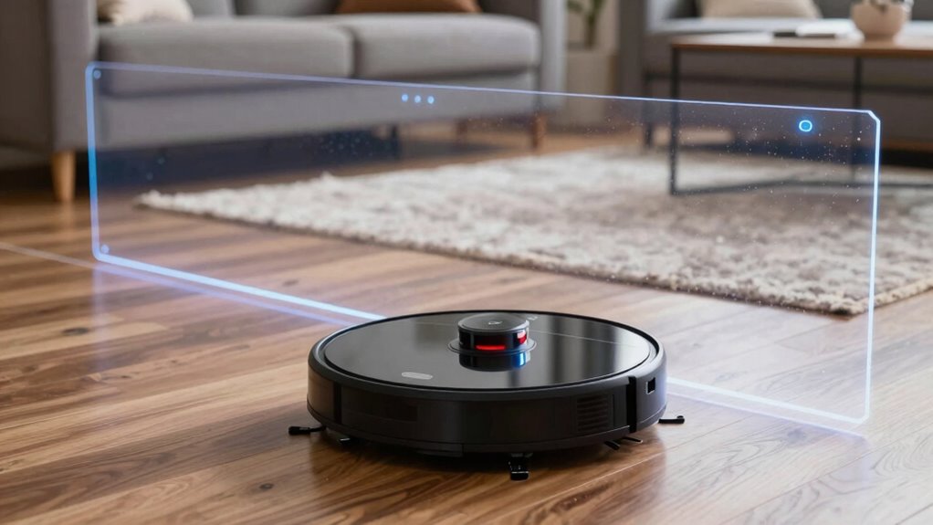 sensor based boundary detection