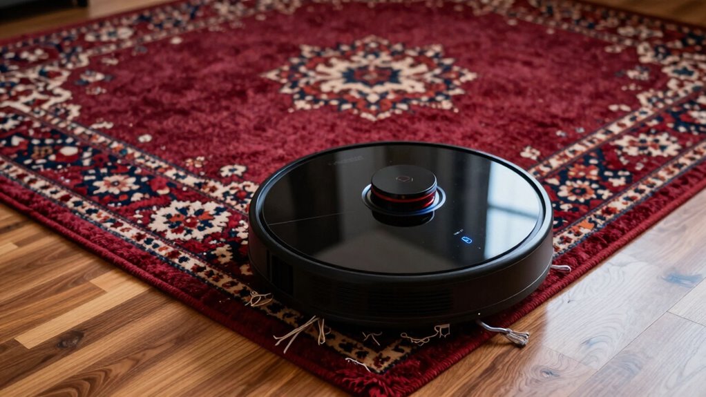 sensor based rug detection