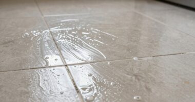 soap makes grease visible