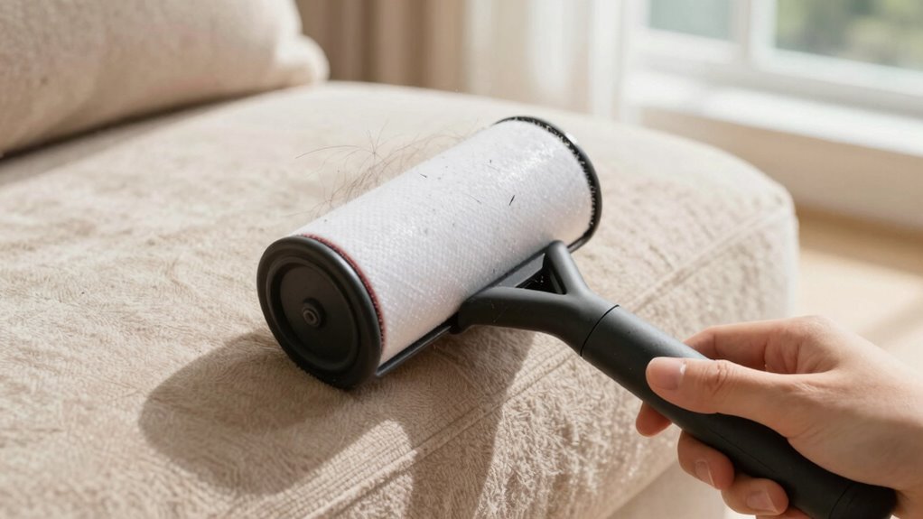 static electricity attracts pet hair