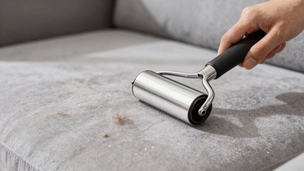 static tricks reduce pet hair