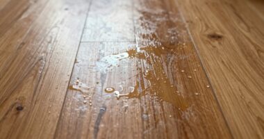 sticky residue from cleaners