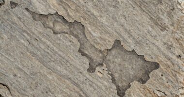 stone surface stain appearance