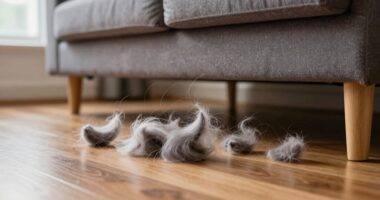 stop pet hair accumulation