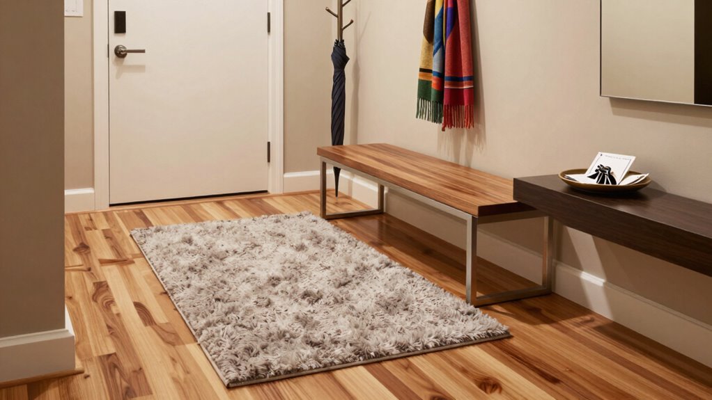 stylish practical entryway design