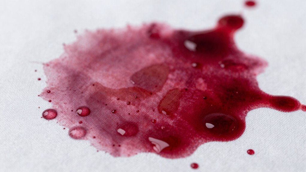 temperature affects stain permanence