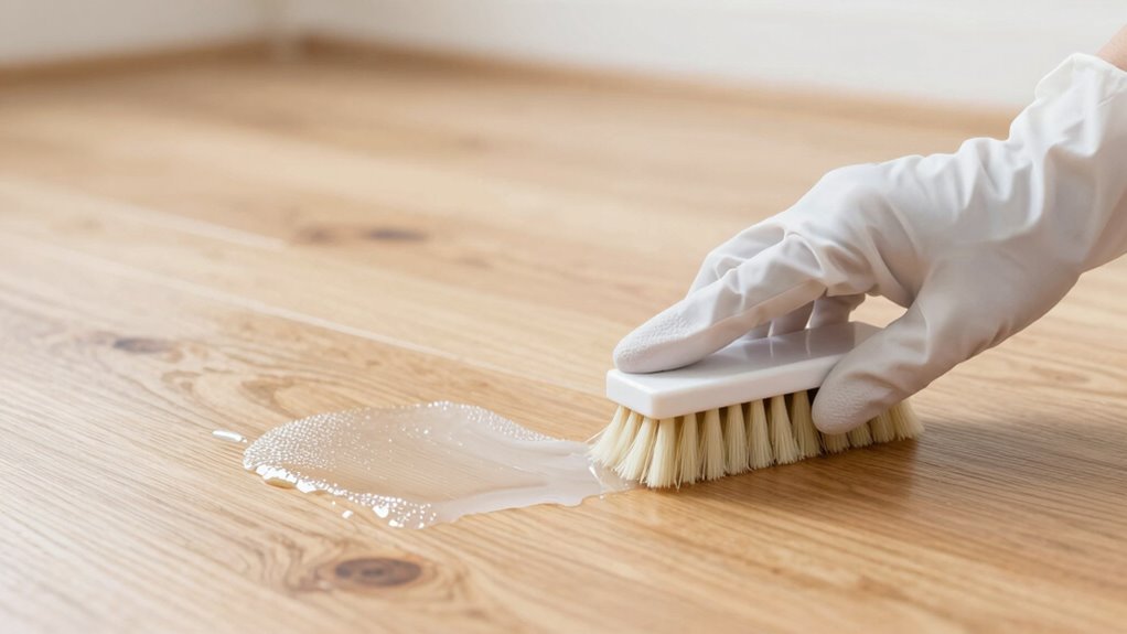 test adhesive remover first