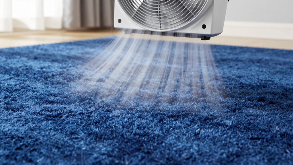 thorough drying prevents mold