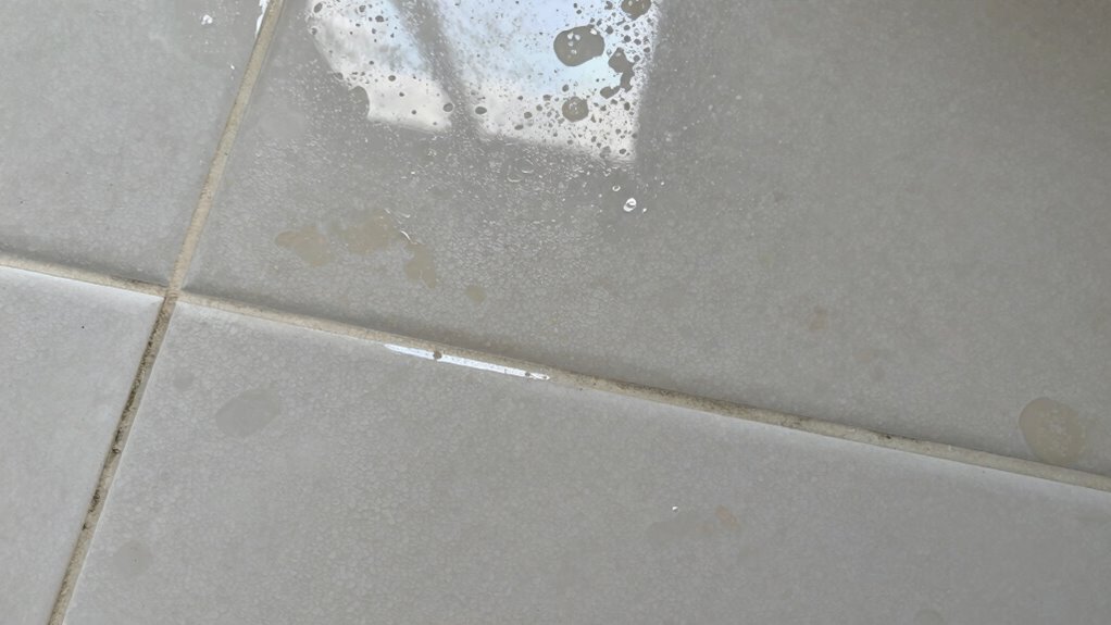 tile haze and buildup