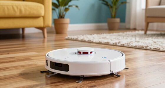 top camera enabled robot mops