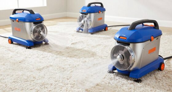 top carpet drying air movers