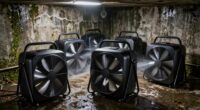 top crawl space air movers