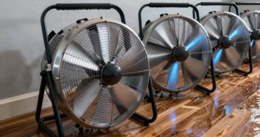 top flood cleanup air movers