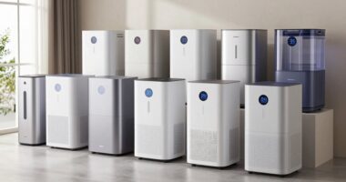 top hygrometer equipped dehumidifiers