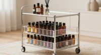 top rolling oil storage carts