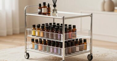 top rolling oil storage carts