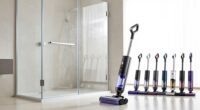 top shower glass vacuums