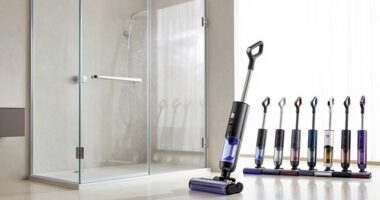 top shower glass vacuums