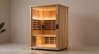 top single user infrared saunas