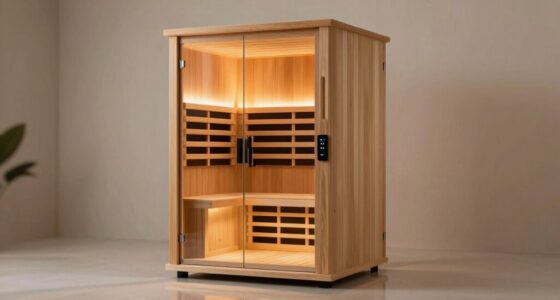 top single user infrared saunas