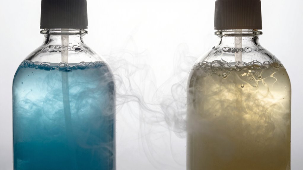 toxic fumes from chemical mix