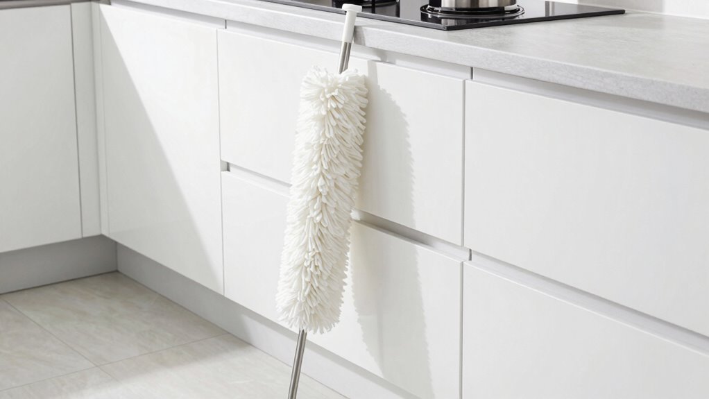 under cabinet cleaning routine