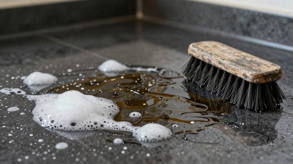 use appropriate scrubbing techniques