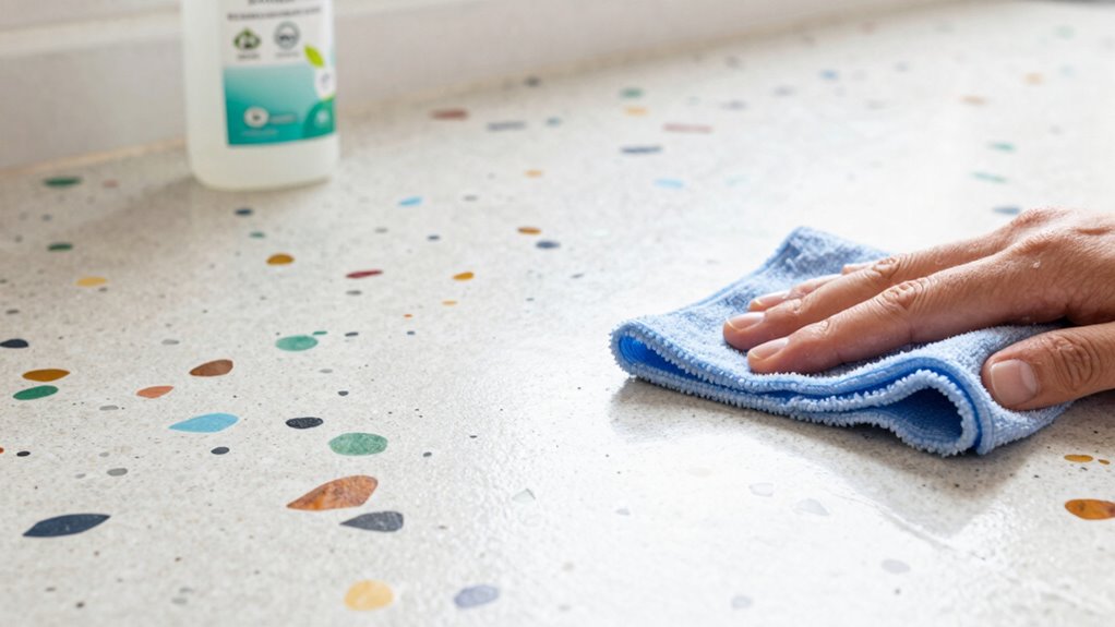 use gentle ph neutral cleaners