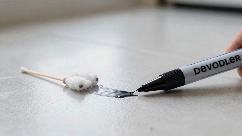 use gentle stain removal