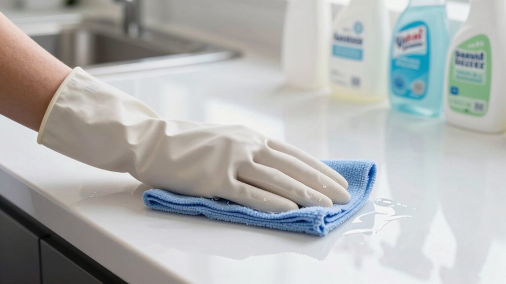 use proper disinfectant techniques