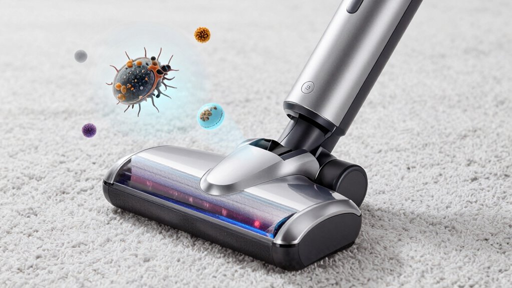 uv vacuums partially remove allergens