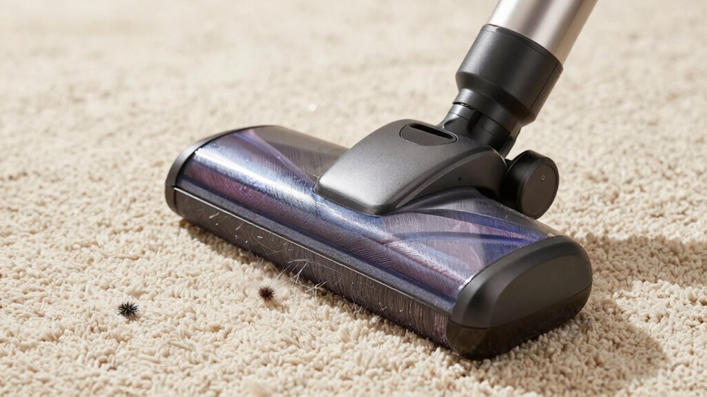 vacuum carefully avoid snags