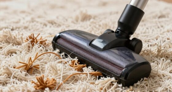 vacuum damages rug fringe