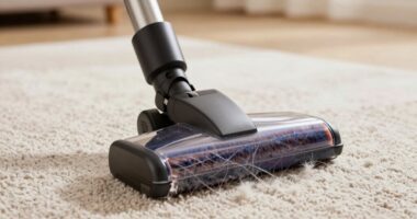 vacuum pulls loose threads