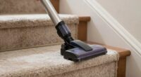 vacuum stairs edges properly