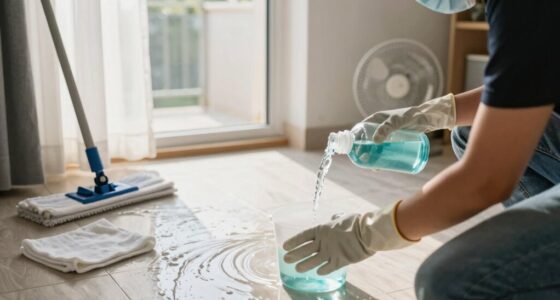 ventilate and clean immediately