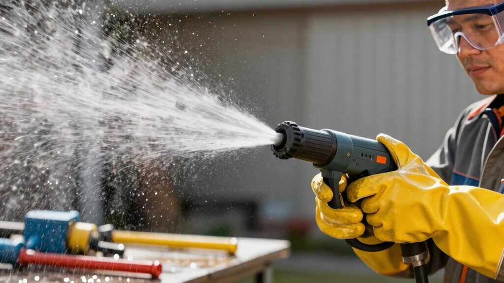wear proper pressure washing gear