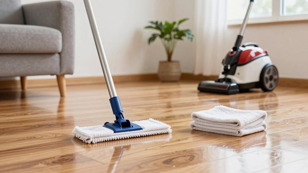 weekly floor cleaning routine