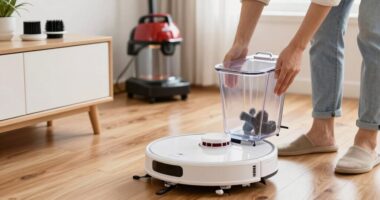 weekly robot vacuum care