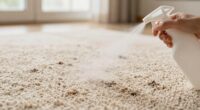 when to rinse carpet