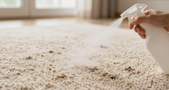 when to rinse carpet