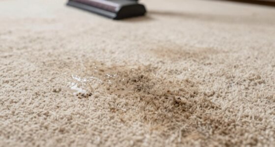 wicking causes recurring stains