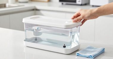 clean dock without spills