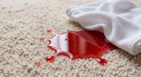 clean fruit juice spill